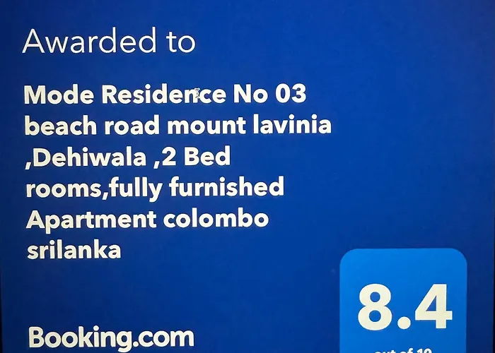 Mode Residence No 03 Beach Road Mount Lavinia ,Dehiwala ,2 Bed Rooms,Fully Furnished Apartment Colombo Srilanka